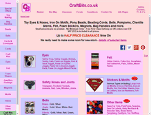 Tablet Screenshot of craftbits.co.uk